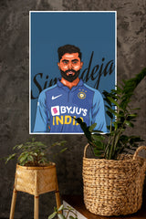 Blue Blaze Poster | Cricketers Posters