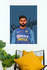 Blue Blaze Poster | Cricketers Posters