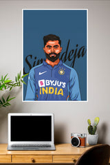 Blue Blaze Poster | Cricketers Posters
