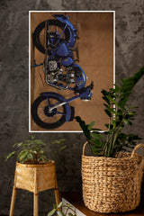 Blue Bullet Poster | Bike Posters