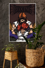 Boxing Cartoon Poster | Boxing Posters