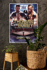 Boxing Match Flyer Design Template Poster | Boxing Posters