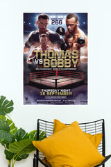 Boxing Match Flyer Design Template Poster | Boxing Posters