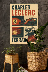 Charles Leclerc Poster | Formula 1 Posters