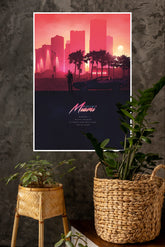 City Buildings Minimalist 4K Poster | Games Posters