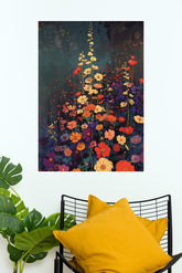 Colorful flowers Poster | Art Posters