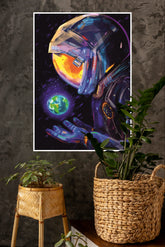 Cosmic Guardian Poster | Astronaut Posters