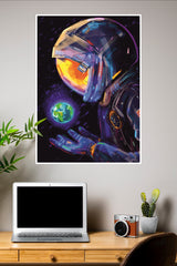 Cosmic Guardian Poster | Astronaut Posters