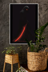 Crimson Blade Poster | Samurai Warrior Poster