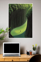 Crystal Lake Poster | The Green World Poster