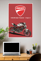 Ducati Monster Poster | Bike Posters