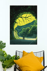 Emerald Valley Poster | The Green World Poster
