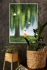 Falling Leaves Poster | The Green World Poster