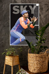 Fearless and Focused Poster | Cricketers Posters
