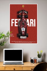 Ferrari F1-75 Poster | Formula 1 Posters