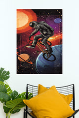 Galactic Gaze Poster | Astronaut Posters