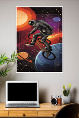Galactic Gaze Poster | Astronaut Posters