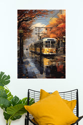 Golden Hour Express Poster | Art Posters