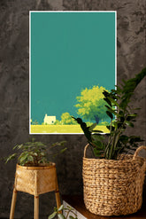 Golden Sunrise Poster | The Green World Poster