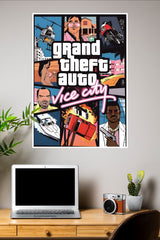 Grand Theft Auto Vice City Game Poster | Games Posters