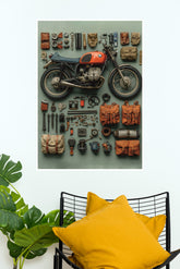 Green Jaguar Poster | Bike Posters