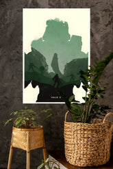 Halo 3 In Green Poster | Games Posters