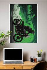 Himalayan Motorcycle Poster | Bike Posters
