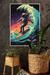 Holding Home Poster | Astronaut Posters