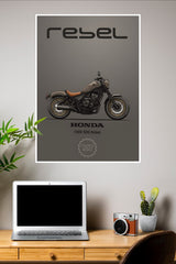 Honda CMX500 Rebel Poster | Bike Posters