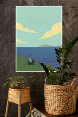 Horizon Glow Poster | The Green World Poster
