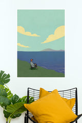 Horizon Glow Poster | The Green World Poster