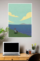 Horizon Glow Poster | The Green World Poster