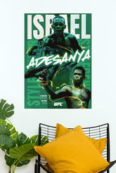 Israel Adesanya Poster | UFC Champions Poster
