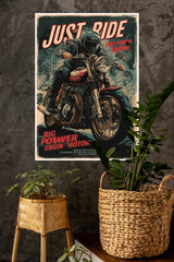 Just Ride Poster | Bike Posters