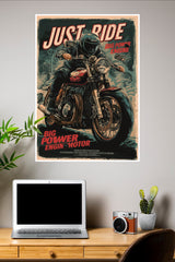 Just Ride Poster | Bike Posters
