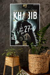 Khabib Nurmagomedov Poster | UFC Champions Poster