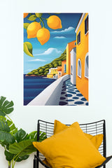 Lemon Coast Dreams Poster | Art Posters