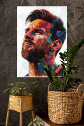Lionel Messi Canvas Poster | Football Posters