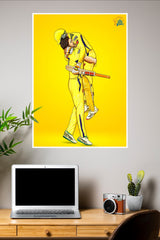 MS Dhoni Poster | Cricketers Posters