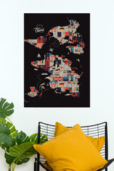 Map ideas Poster | Art Posters