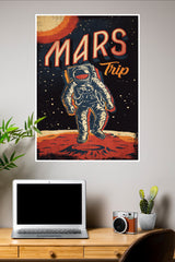 Mars Trip Poster | Astronaut Posters