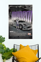 Midnight Bunny Tokyo GR86 Poster | Cars Posters