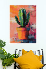 Minimal Cactus Art Poster | Art Posters