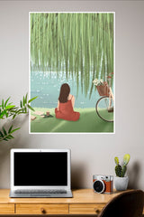Mystic Lake Poster | The Green World Poster