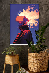 Neon Inferno Poster | Anime Posters