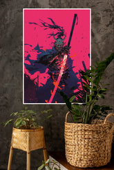 Oath in Crimson Poster | Samurai Warrior Poster