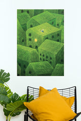 Ocean Reflections Poster | The Green World Poster