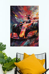 Painting Formula Poster | Formula 1 Posters