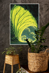 Peaceful Sunset Poster | The Green World Poster