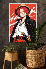 Red-Haired Shanks Poster | Anime Posters